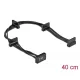 Delock 60395 SATA-tápkábel 15 tűs csatlakozódugóval > 4 x 15 tűs SATA-csatlakozóhüvely 40cm fekete