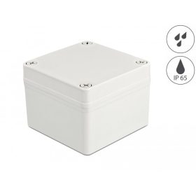   Delock Installációs ház IP65 vízhatlan 100 x 100 x 75 mm szürke (60397)