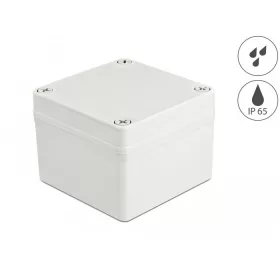   Delock Installációs ház IP65 vízhatlan 100 x 100 x 75 mm szürke (60397)