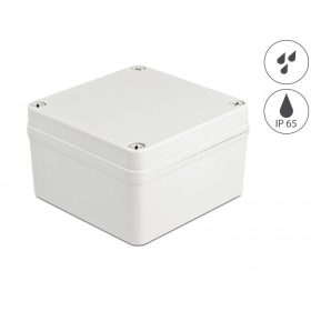   Delock Installációs ház IP65 vízhatlan 125 x 125 x 75 mm szürke (60398)