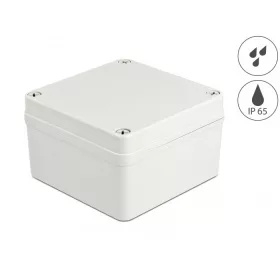   Delock Installációs ház IP65 vízhatlan 125 x 125 x 75 mm szürke (60398)
