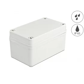   Delock Installációs ház IP65 vízhatlan 130 x 80 x 70 mm szürke (60399)
