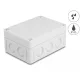 Delock Installációs ház kábel bemenetekkel 130 x 93 x 57 mm nagyságú szürke (60489)