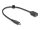 Delock USB 10 Gbps koax kábel USB Type-C  apa   A-típusú anya 25 cm hosszú (60567)