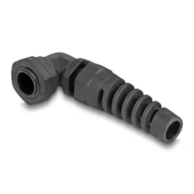   Delock Kábel tömszelence PG9 90  hajlított feszültség mentesítős fekete (60569)