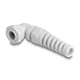   Delock Kábel tömszelence PG9 90  hajlított feszültség mentesítős szürke (60582)