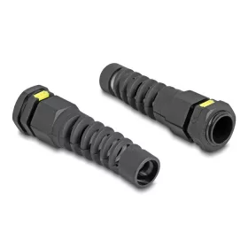   Delock M16 kábel tömlőszelence IP68 ventillációval és feszültségmentesítéssel, valamint IP67 por és vízhatlan fekete 2 db. (60625)