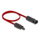 Delock DL4 napelemes lapos kábel apa - anya 60 cm piros (60674)