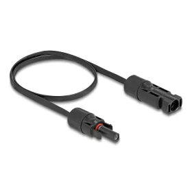   Delock DL4 napelemes lapos kábel apa - anya 60 cm fekete (60675)