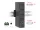 Delock Ipari Hub 4 x USB 2.0 A-típusú 15 kV ESD védelemmel és DIN sín beépítéssel