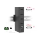 Delock Ipari Hub 4 x USB 2.0 A-típusú 15 kV ESD védelemmel és DIN sín beépítéssel