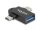 Delock Adapter USB 10 Gbps 2 az 1-ben A-típusú USB anya - USB Type-C  apa + Mikro-B USB apa OTG