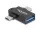 Delock Adapter USB 10 Gbps 2 az 1-ben A-típusú USB anya - USB Type-C  apa + Mikro-B USB apa OTG