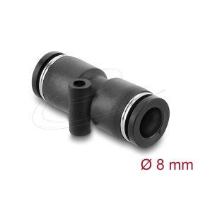   Delock Pneumatikus csatlakozó 8 mm, rögzítőfurattal, egyenes kialakítás