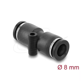  Delock Pneumatikus csatlakozó 8 mm, rögzítőfurattal, egyenes kialakítás
