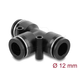   Delock Pneumatikus csatlakozó 12 mm, két rögzítőfurattal, T-alakú