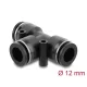 Delock Pneumatikus csatlakozó 12 mm, két rögzítőfurattal, T-alakú