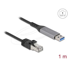   Delock USB LAN kábel USB A-típusú   RJ45 Gigabites Ethernet, 1 m