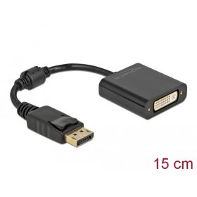 Delock 61008 DisplayPort 1.1 - DVI adapter fekete