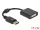 Delock 61008 DisplayPort 1.1 - DVI adapter fekete