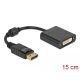 Delock 61008 DisplayPort 1.1 - DVI adapter fekete