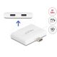 Delock USB Type-C  adapter USB-C  adatátvitelhez 10 Gbps és videóhoz 4K 60 Hz, valamint USB Type-C  PD-hez 92 W