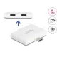 Delock USB Type-C  adapter USB-C  adatátvitelhez 10 Gbps és videóhoz 4K 60 Hz, valamint USB Type-C  PD-hez 92 W