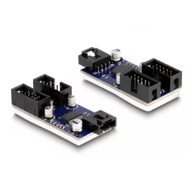   Delock USB 2.0 külső csatlakozósorral dugó, 2 portos (61100)