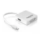 Delock DL61768 Displayport mini -> Displayport / HDMI / DVI 29 tűs adapter