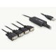 Delock DL61887 USB 2.0 -> 4 x soros adapter