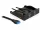 Delock előlapi USB HUB 4 portos fekete (61896)