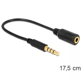   Delock sztereó jack Left-Right-Microphone-Ground --> Left-Right-Ground-Microphone (62498)