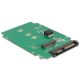 Delock SATA 22 pin > M.2 NGFF átalakító (62521)