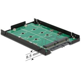 Delock 2.5" M.2 SSD beépítő ház (62590)
