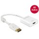 DeLock 62608 DisplayPort apa -> HDMI anya 4K fehér