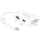 DeLock 62630 mini DisplayPort apa -> VGA / HDMI / DVI adapter fehér