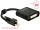 Delock Adapter mini Displayport 1.2-dugós csatlakozó csavarral > DVI-csatlakozóhüvely 4K aktív feket (62639)