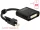 Delock Adapter mini Displayport 1.2-dugós csatlakozó csavarral > DVI-csatlakozóhüvely 4K aktív feket (62639)