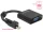 Delock Adapter mini Displayport 1.2-dugós csatlakozó csavarral > VGA-csatlakozóhüvely fekete (62641)