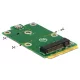 Delock Adapter MiniPCIe > M.2 NGFF (62654)