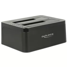   Delock 2.5"-3.5" merevlemez dokkoló fekete (62661)