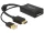 Delock 62667 HDMI-A - Displayport 1.2 adapter, audió funkcióval, fekete
