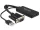 Delock 62668 VGA - HDMI adapter, audió funkcióval, fekete