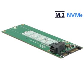   Delock SATA 22pin / SFF-8643 NVMe > M.2 NGFF M átalakító  (62703)