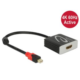   DeLock 62735 mini DisplayPort apa -> HDMI anya 4K aktív adapter