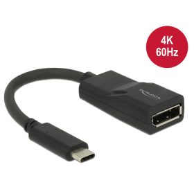   Delock 62748 Adapter USB Type-C csatlakozódugóval > Displayport csatlakozóhüvellyel (DP váltakozó mód) 4K 60 Hz