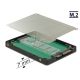 Delock 62792 2.5" konverter SATA 22 Pin > M.2 merevlemezházzal