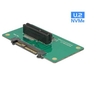   Delock Adapter U.2 SFF-8639 > PCIe x4 rögzítolemezzel (62863)