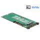 Delock Átalakító U.2 SFF-8639 NVMe / SATA 22 tus > 1 x M.2 M aljzat (62864)