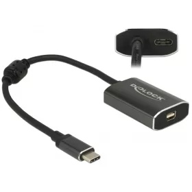   Delock Adapter USB Type-C  csatlakozódugóval > mini Displayport csatlakozóhüvellyel (DP váltakozó mó